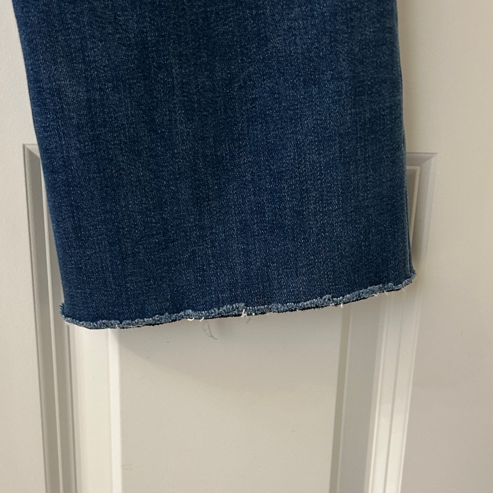 MOTHER Dark Blue Flare Jeans - Picture 6 of 9